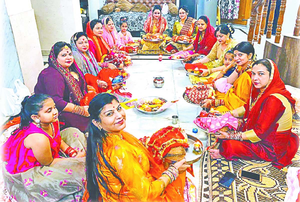 Karwachauth celebrated in Jammu Kashmir, Karwa chauth special photos