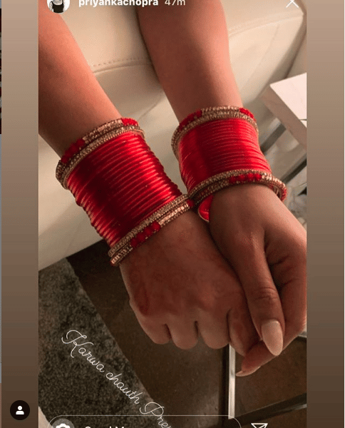 Priyanka Chopra and Nick first Karva Chauth share her photo and says my wife is hindu