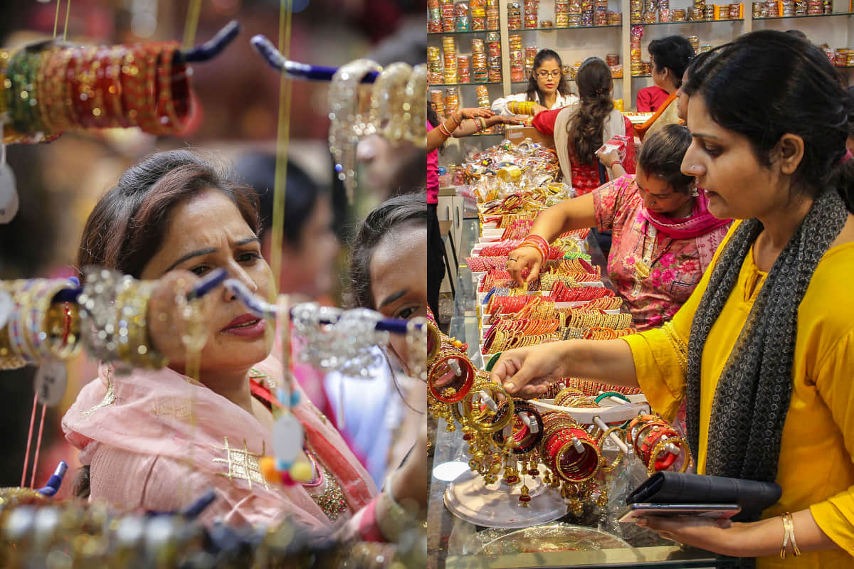 beautiful pictures of karva chauth 2019 in India