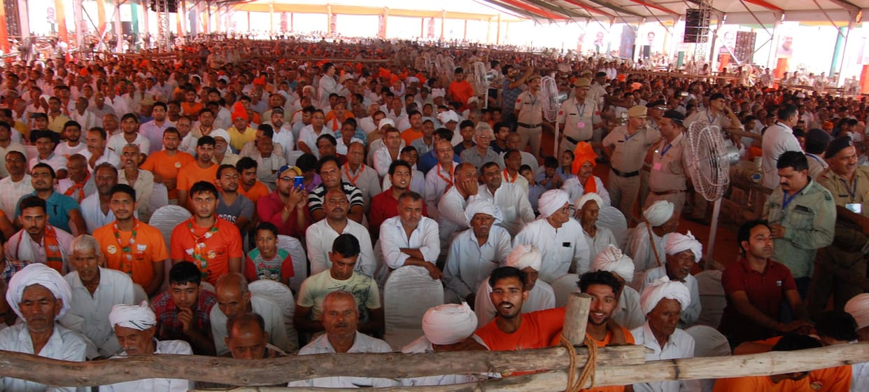 PM narendra modi in sonipat rally