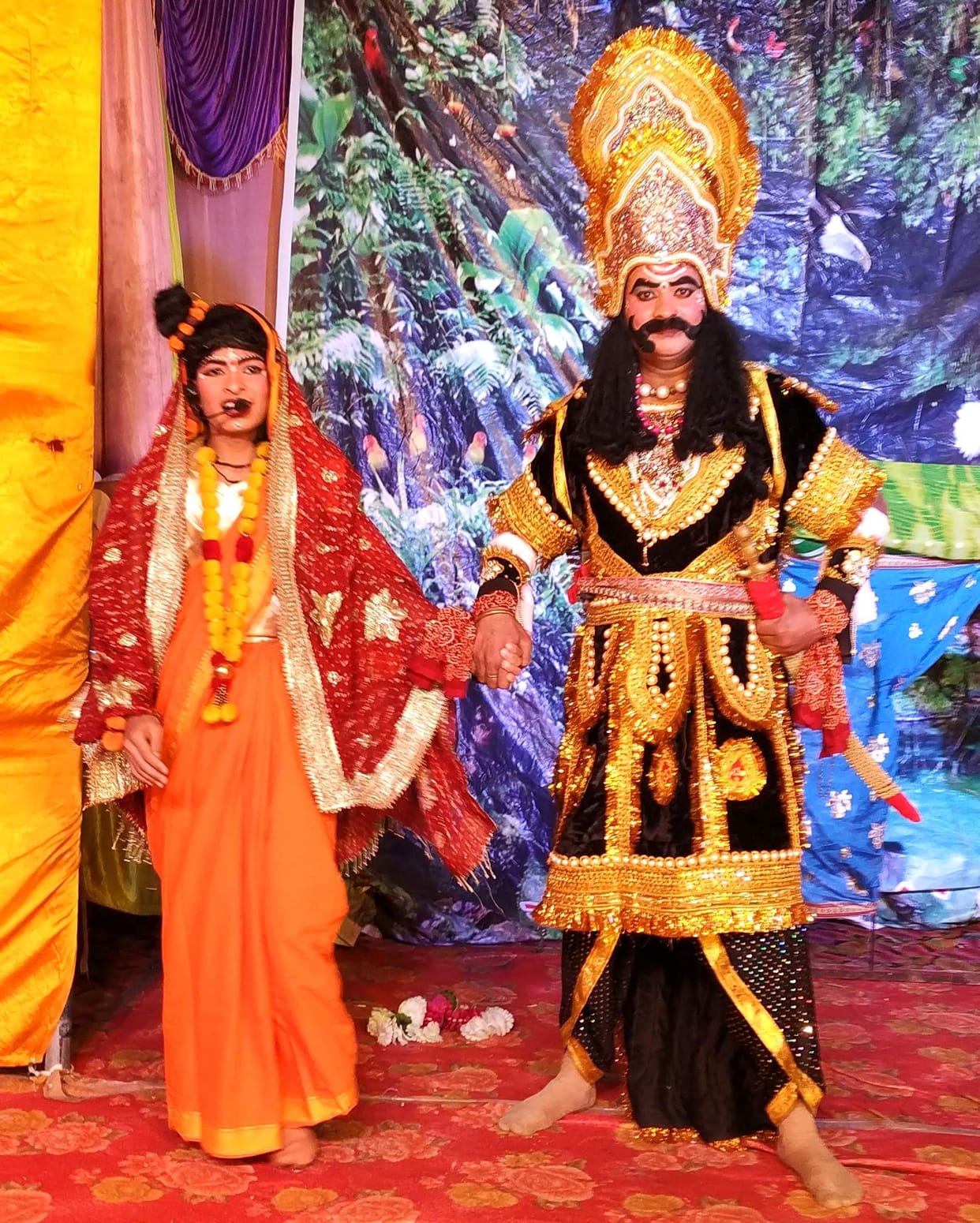 Ravana deceitful mother Sita by deceit