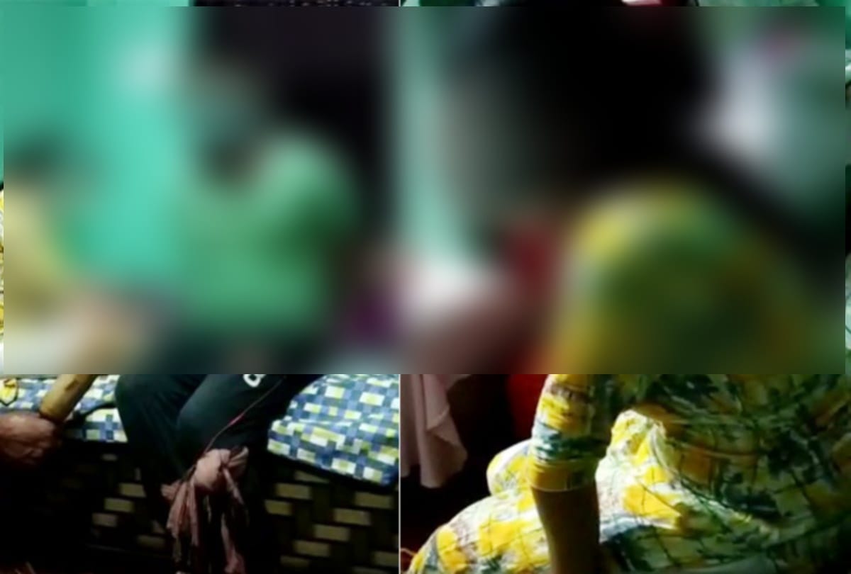 video of Cruel beating of woman and man in Mandi goes viral