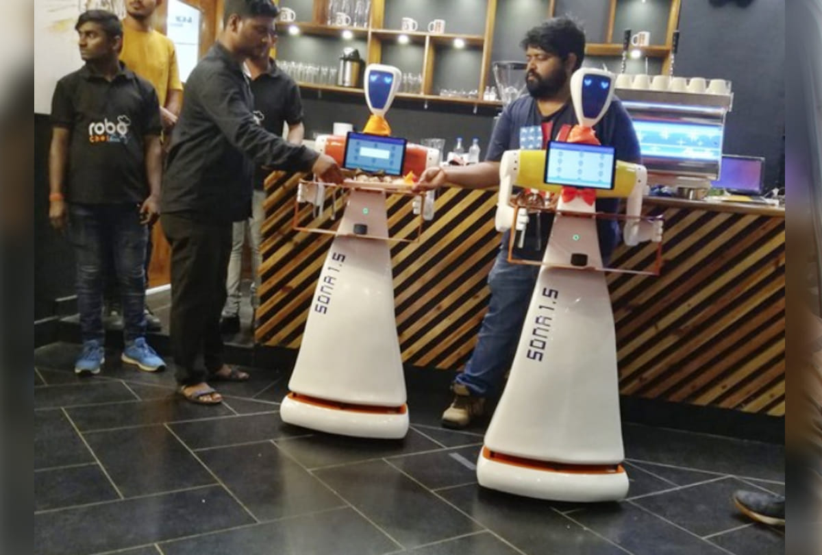 Odisha Made In India Robots To Serve Food At THis Bhubaneswar Restaurant