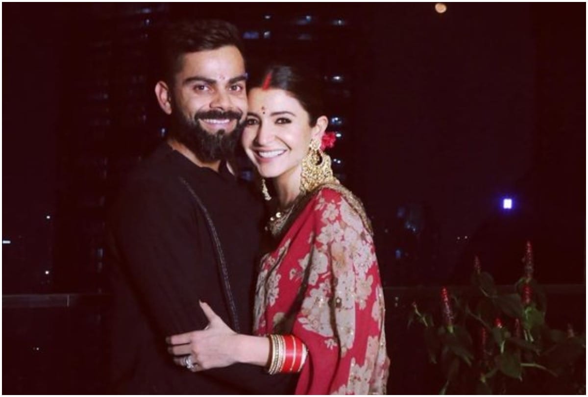 Virat Kohli And Anushka Sharma Fast Together Laugh Together and celebrate Karwa Chauth See Pics