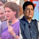 प्रियंका गांधी और पीयूष गोयल (फाइल फोटो)