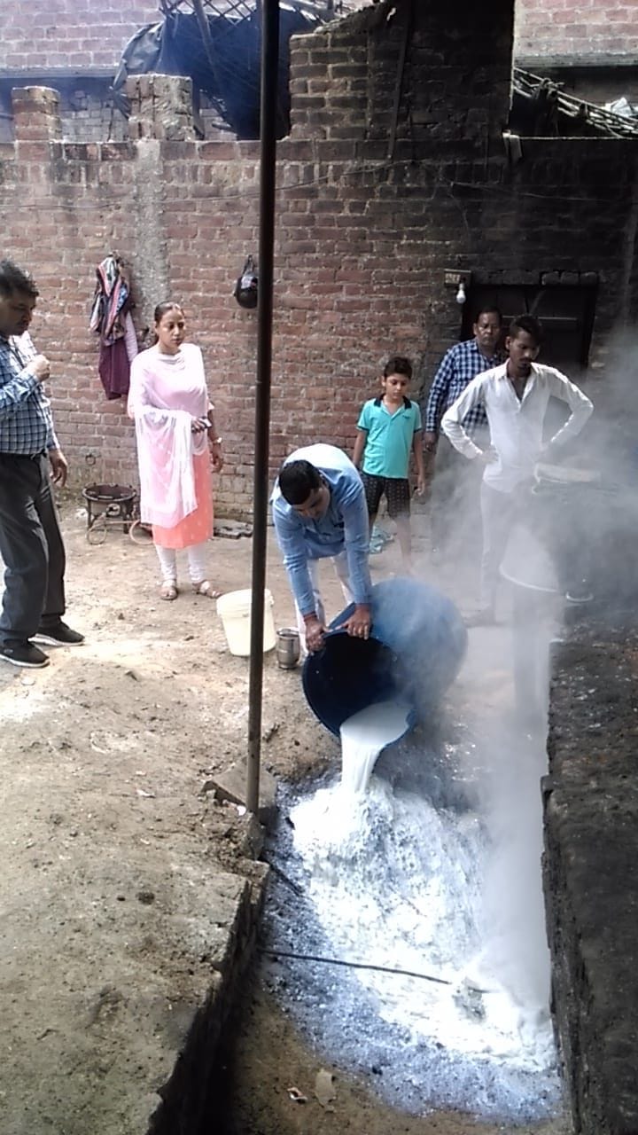 151 kg of pulp seize, 100 liters of milk destroyed