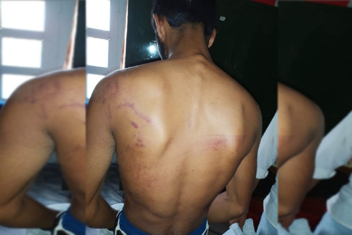 Youths beaten up a student of BSC in college at Baghpat district