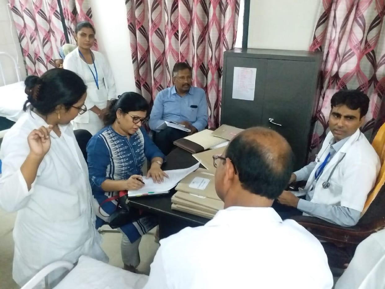 The central team saw the reality of health services