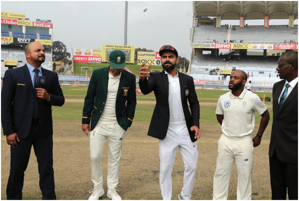 IndvSA Faf du plessis proxy captain temba bavuma call the toss but not won in ranchi Test