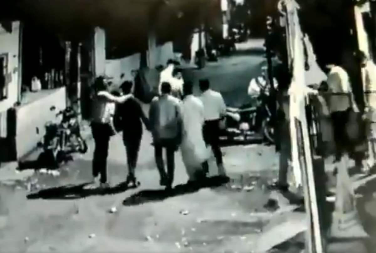 kamlesh tiwari murder case cctv footage shows how three conspirators arrested