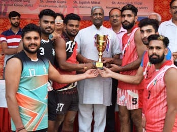 Shri Ram College won the national volleyball competition