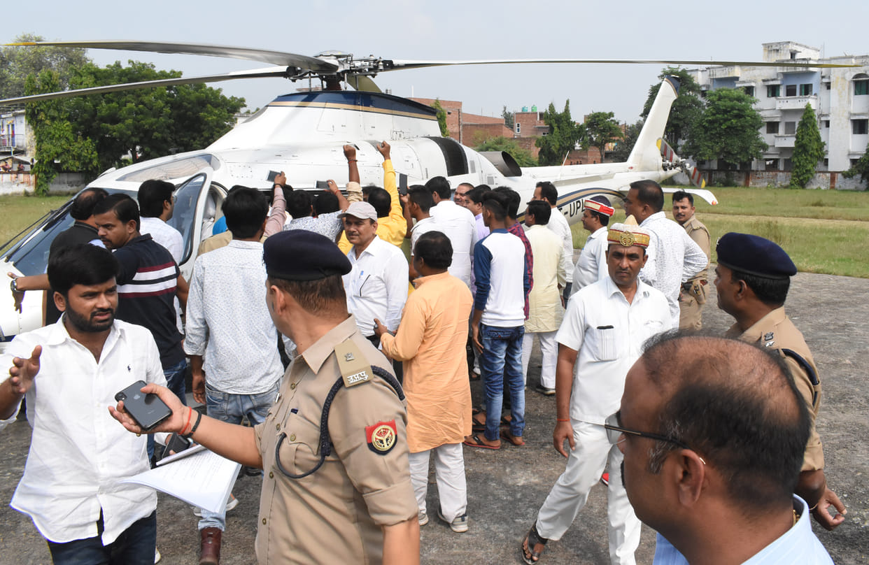 DM, SP arrived to bid farewell to BJP state president