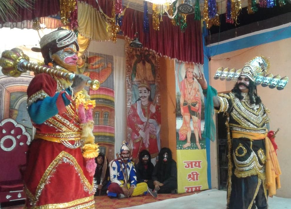 Great staging of Angad-Ravana dialogue