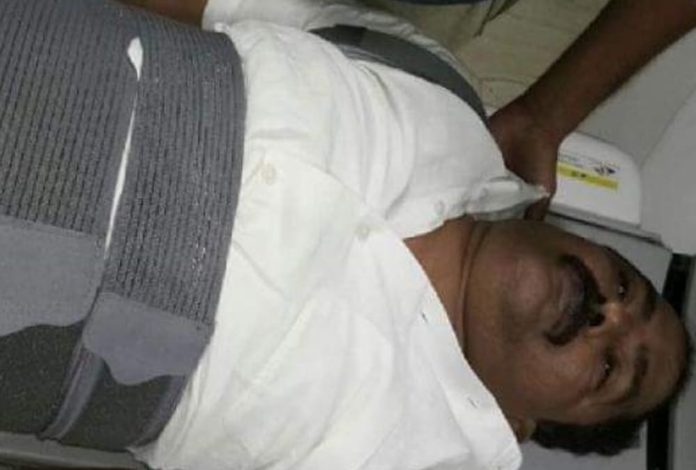 BSP leader pappu singh's accident in Gonda.