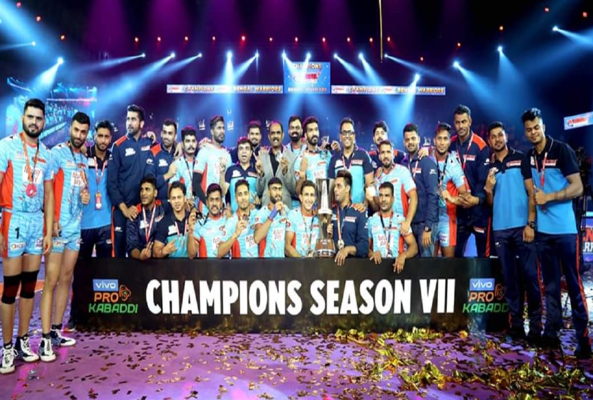 Pro kabaddi league 2019 bengal warriors defeated dabang delhi and win trophy