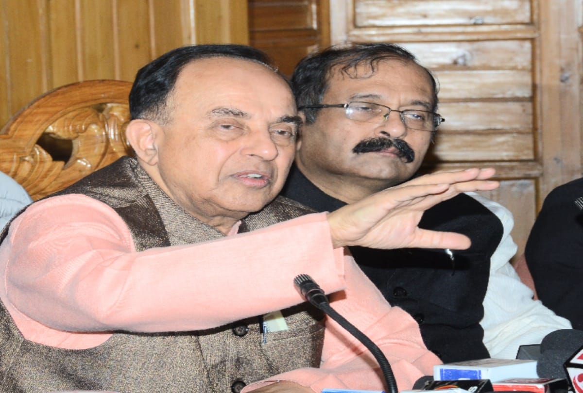 mp Subramanian Swamy statement over Manmohan singh and sonia gandhi in shimla