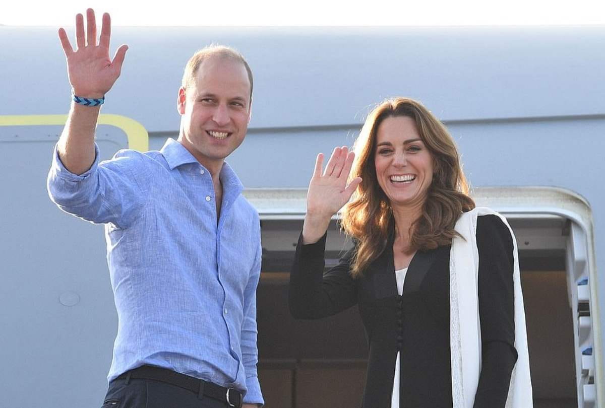 Prince William and Kate terrifying electrical storm forced their plane to landing in Islamabad