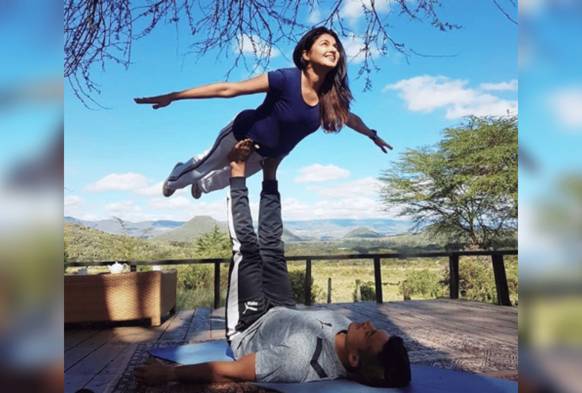 Salman Khan actress Bhagyashree Share Yoga Picture