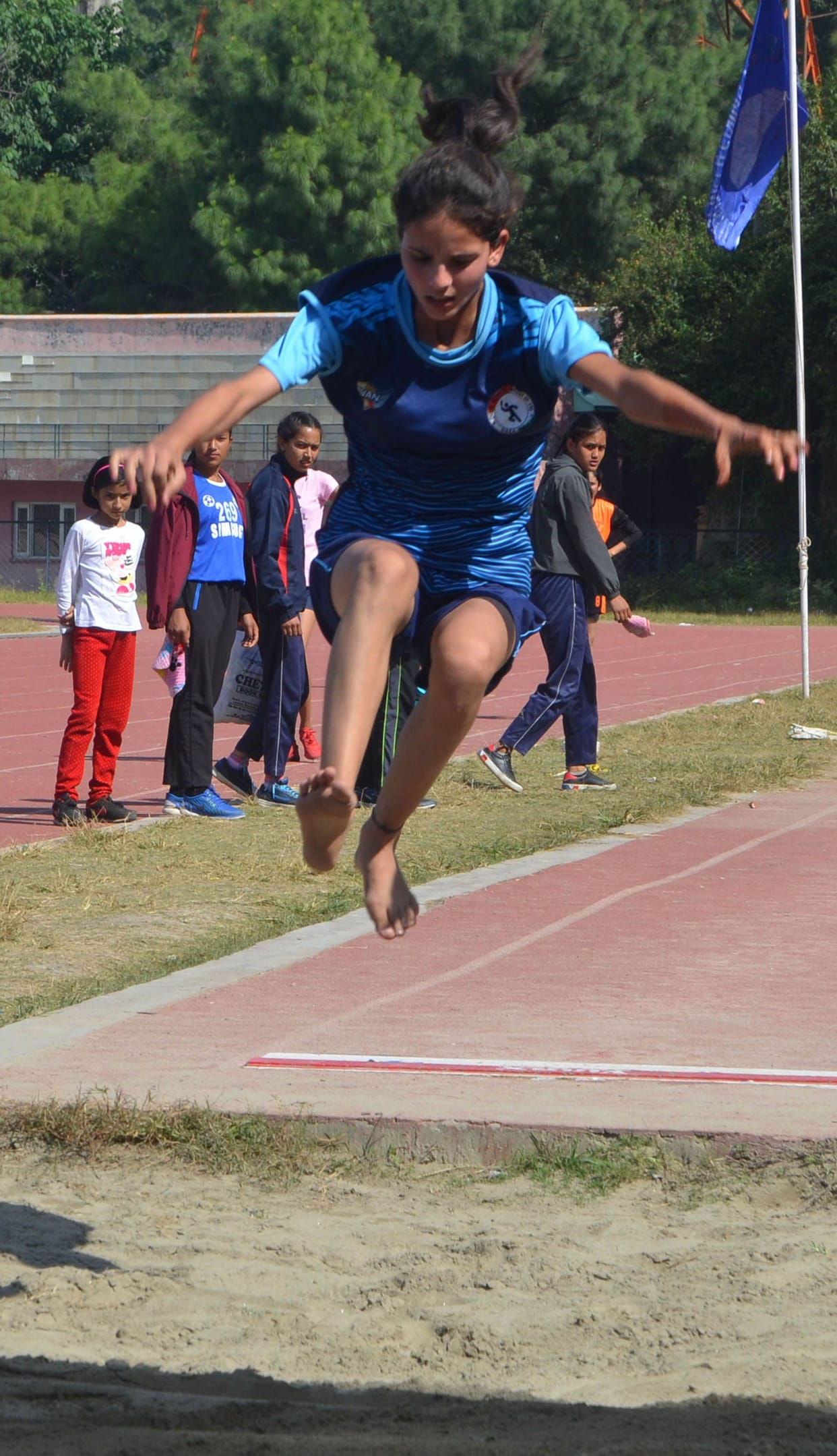 long jump compitition