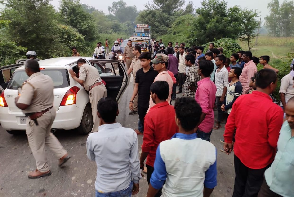 a girl child died in road accident