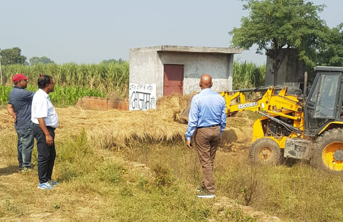 Administration opened bulldozer on unauthorized colony