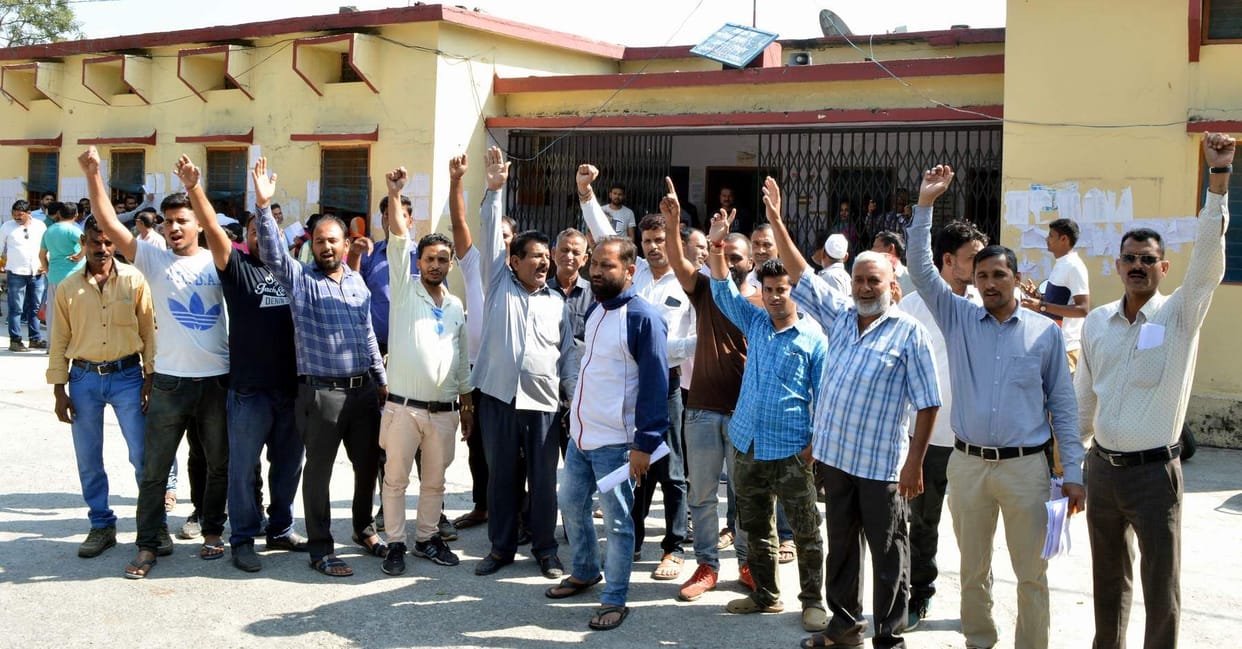 Anger of supporters erupted over not being passed for counting