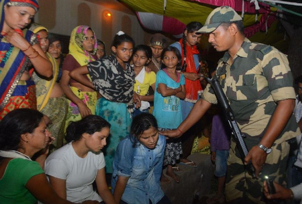 Bsf jawan martyr Bharat Mata Ki Jay Nare in funeral