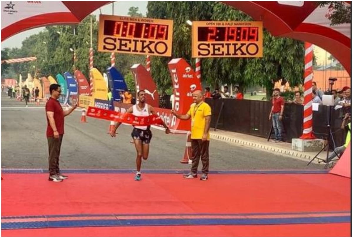 Delhi Half Marathon  Andamlak Belihu and Tsehay Gemechu defend titles
