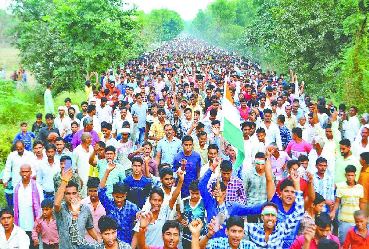 Bsf jawan martyr Bharat Mata Ki Jay Nare in funeral