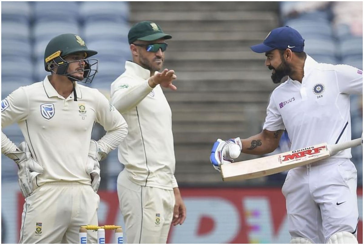 INDvSA Faf du Plessis says Every Test match they bat first score 500 and declare when its dark