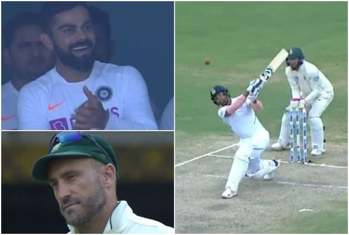 INDvSA Umesh Yadav lays waste to Proteas bowlers Virat Kohli gives hilarious reaction Watch video
