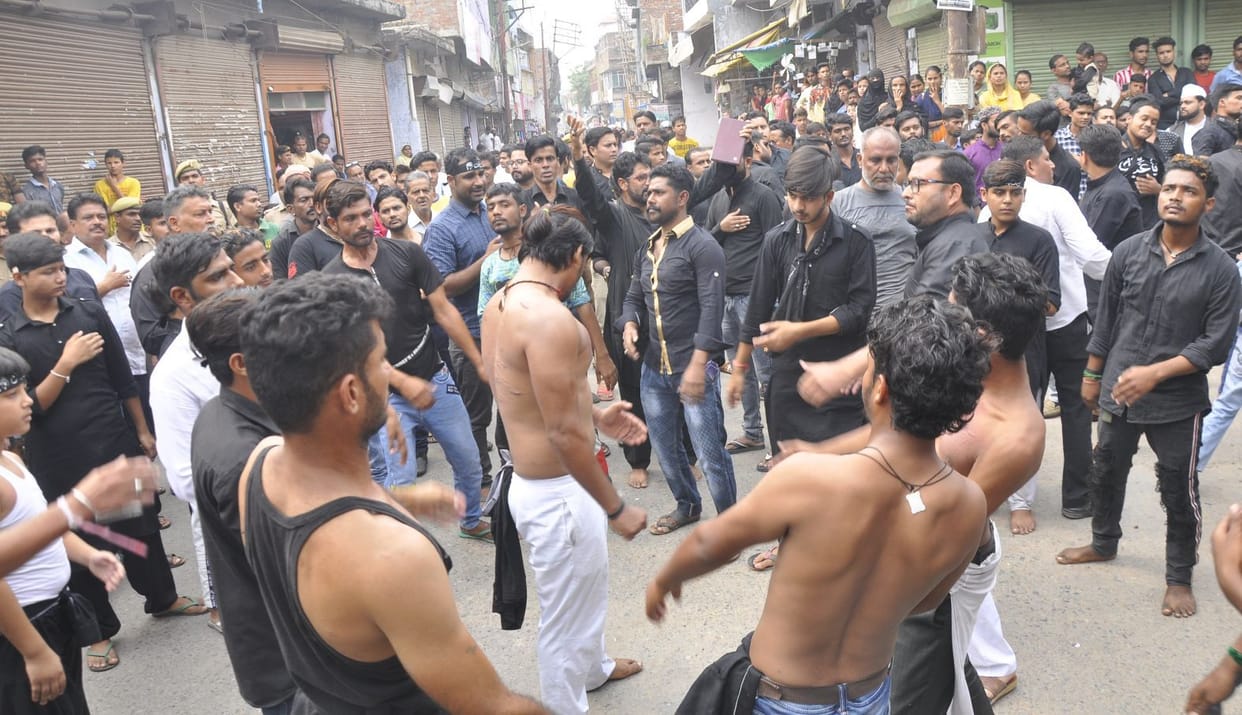 Chehalum procession in memory of Imam Hussain