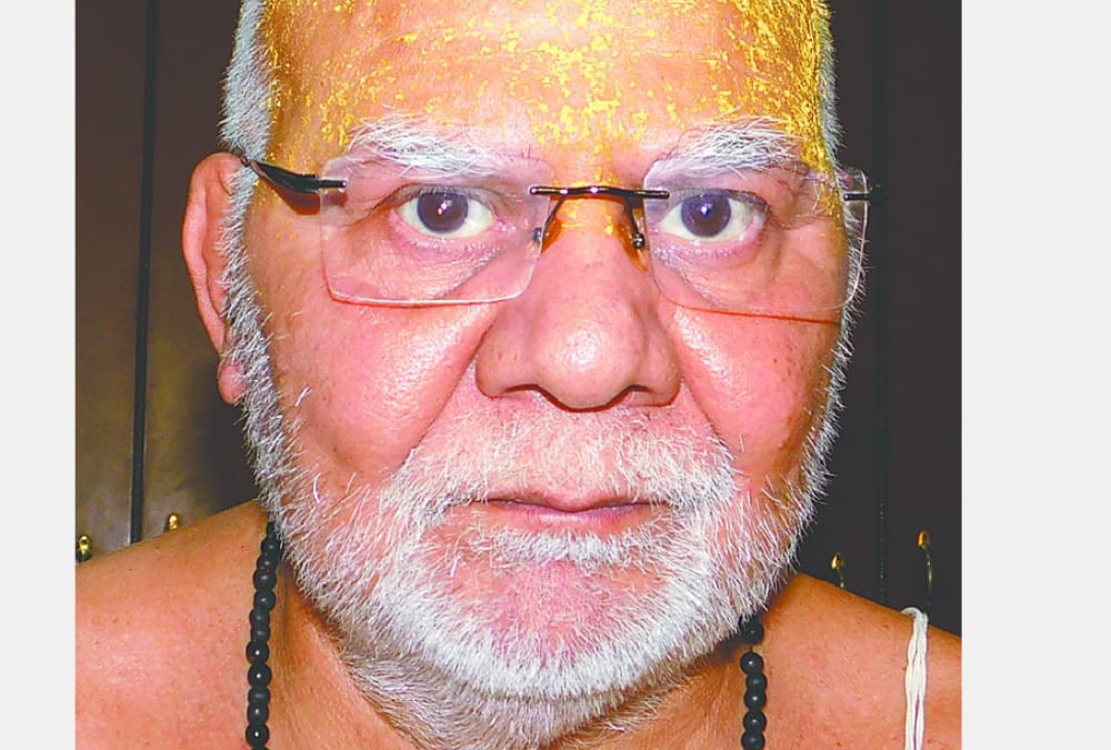 Mahant Gyandas speaks on making trust for building of ram Temple.