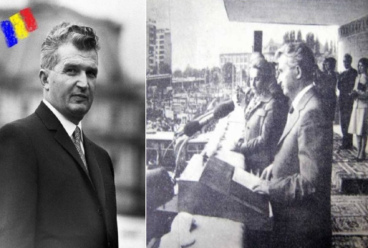 world most cruel dictator Nicolae Ceausescu who washed hand with alcohol