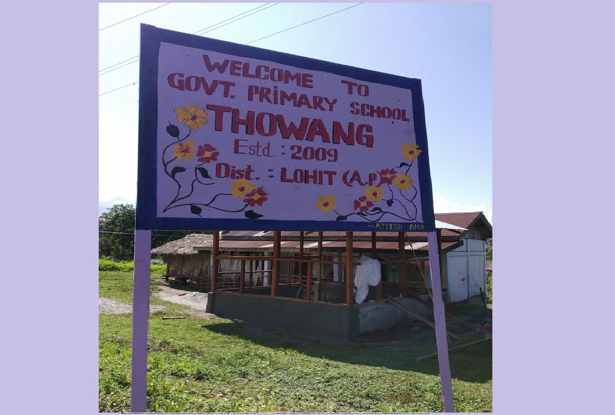 Arunachal Pradesh District administration has set up a classroom in an old and abandoned bus