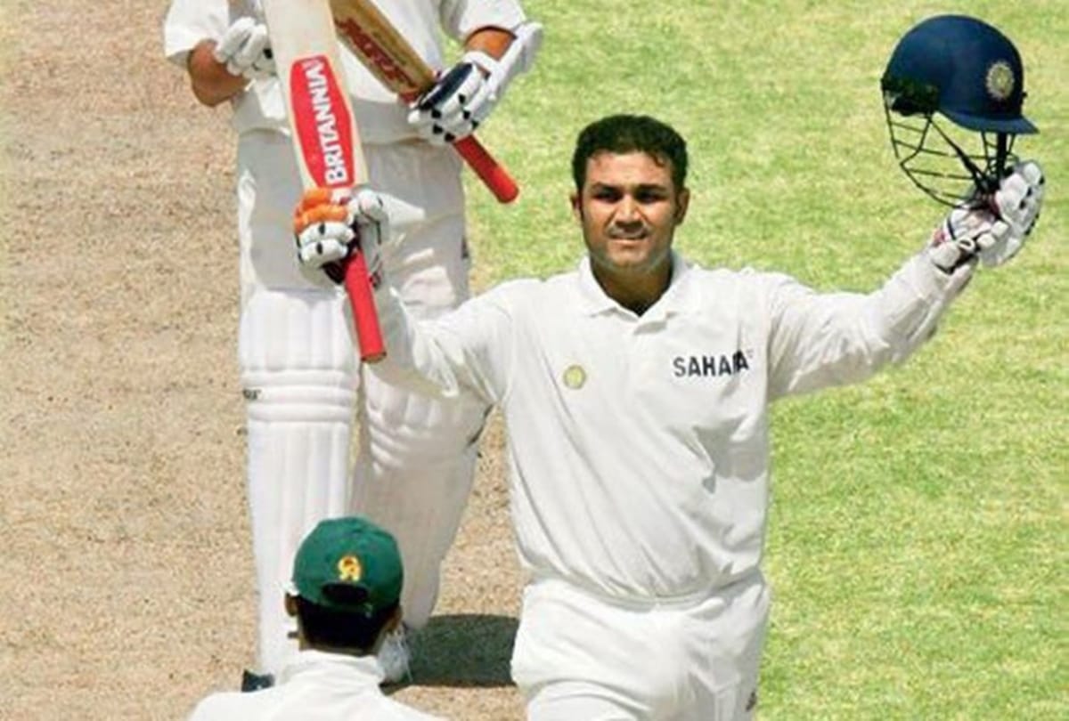 On This Day in 2009, Virender Sehwag fell seven short away to hit his third triple century