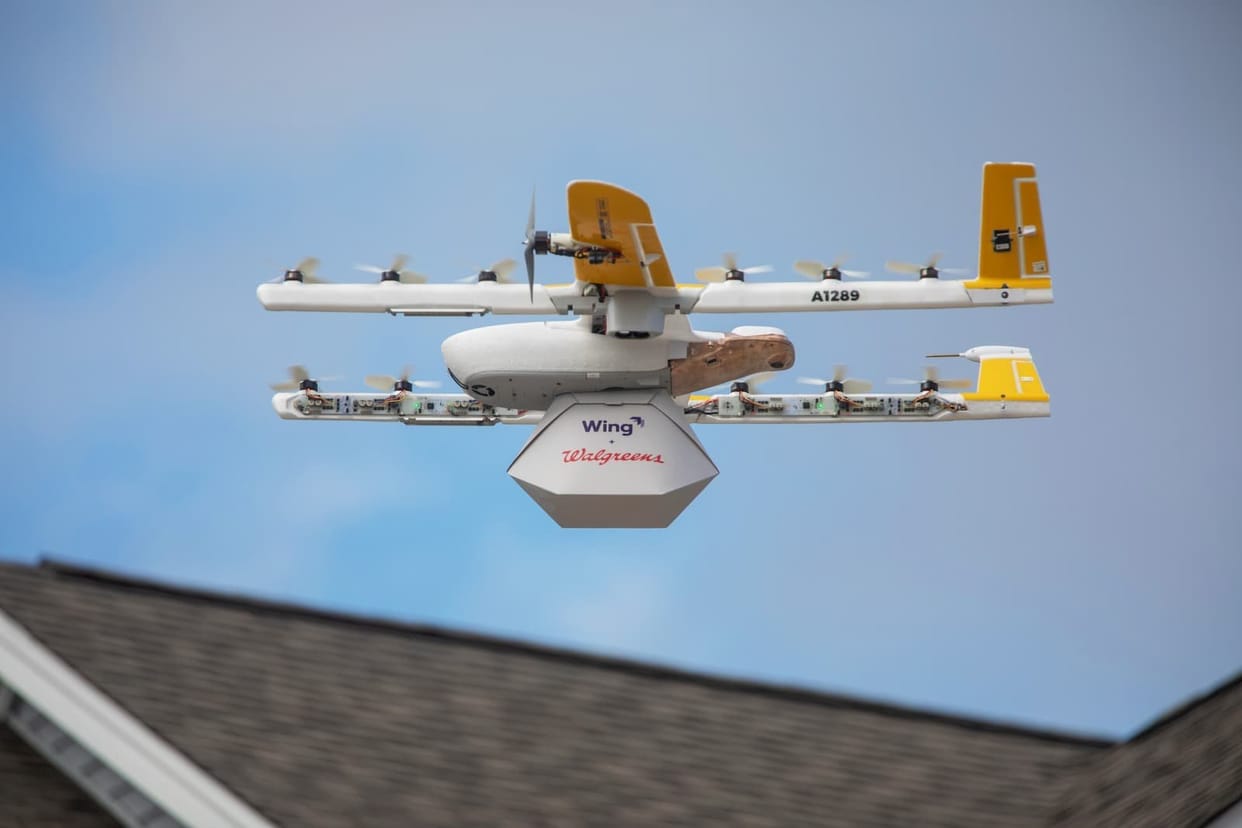 Alphabet became the first company to deliver drones