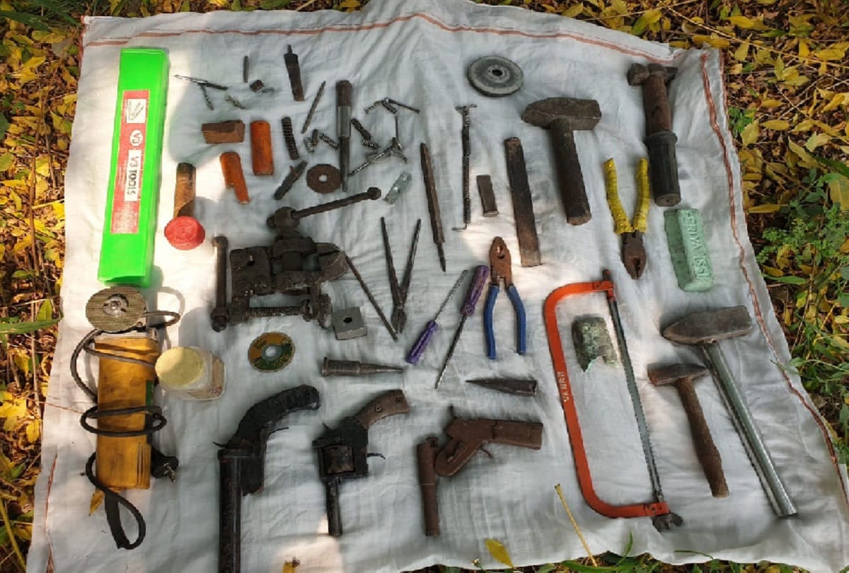 Delhi Police unearthed illegal arms factory in sambhal
