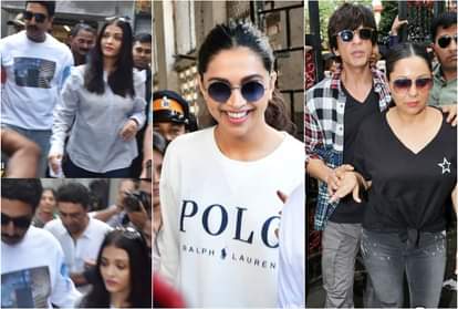 महाराष्ट्र चुनाव के लिए वोट डालने पहुंचे सेलेब्स