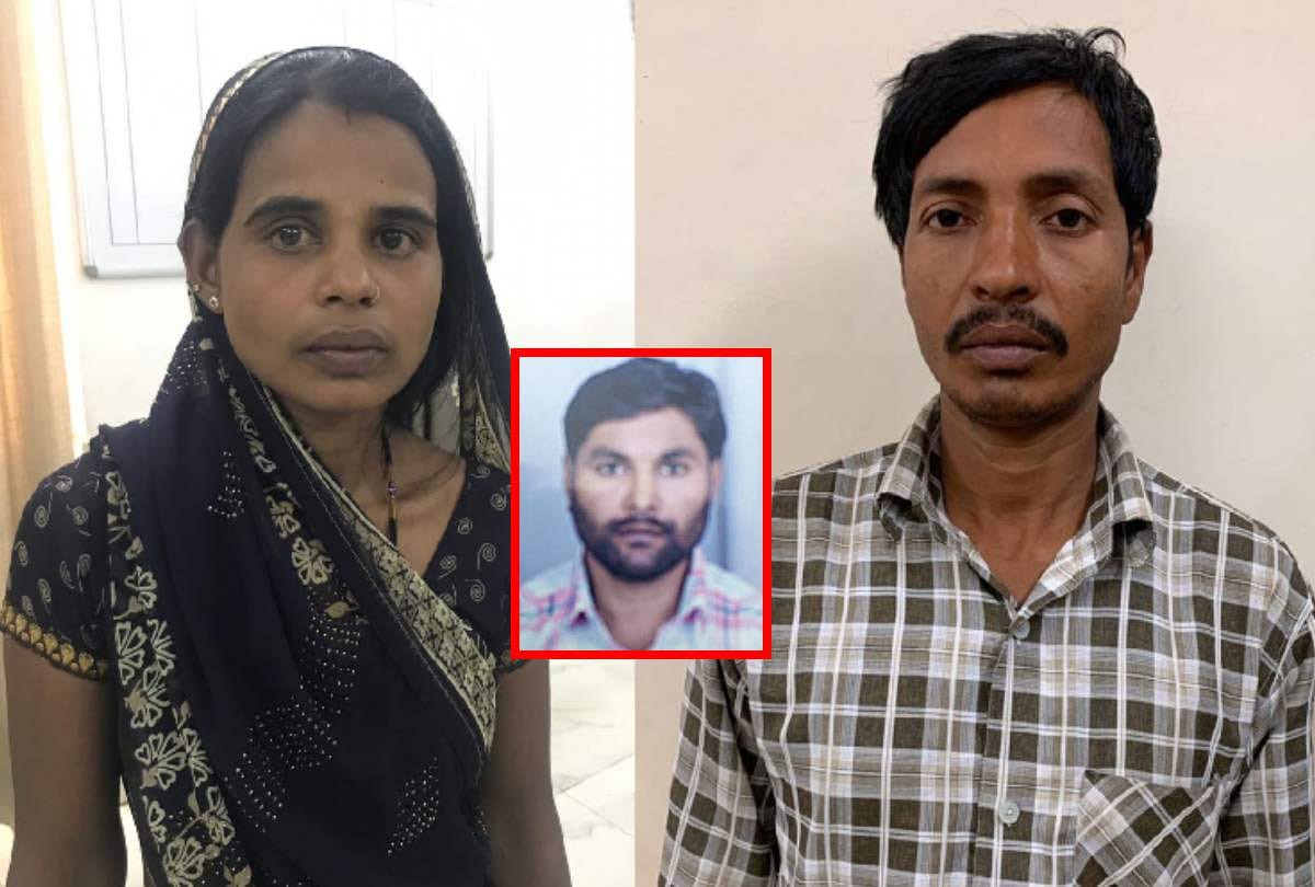 delhi wife killed husband with help of lover by throwing from 4th floor arrested after 24 hours