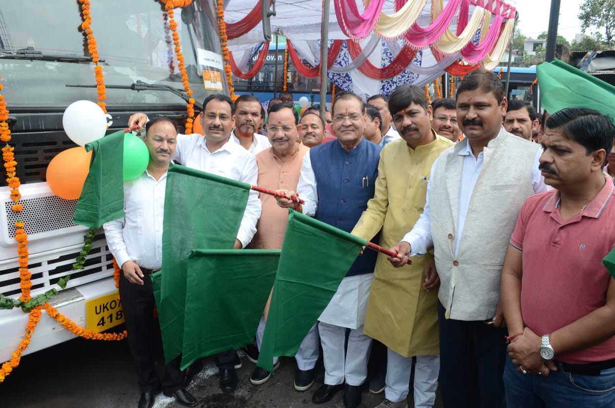 Journey started in new buses