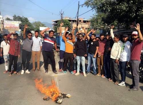 Yukon activists burnt effigy of state government