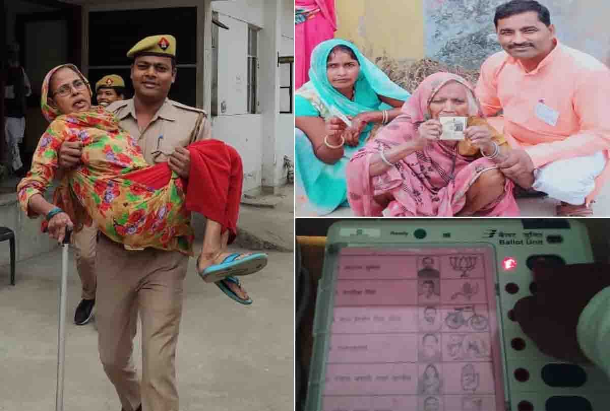 by-election voting continued in kanpur and chitrakoot