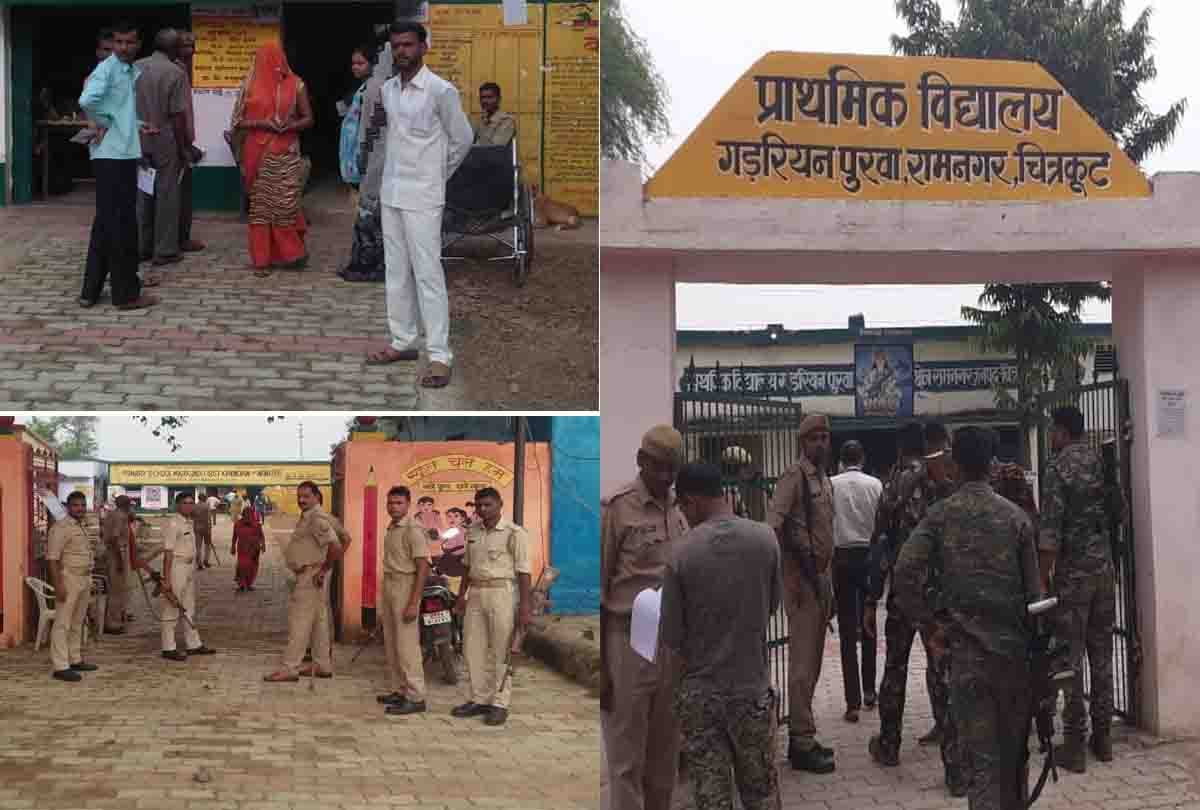 by-election voting continued in kanpur and chitrakoot