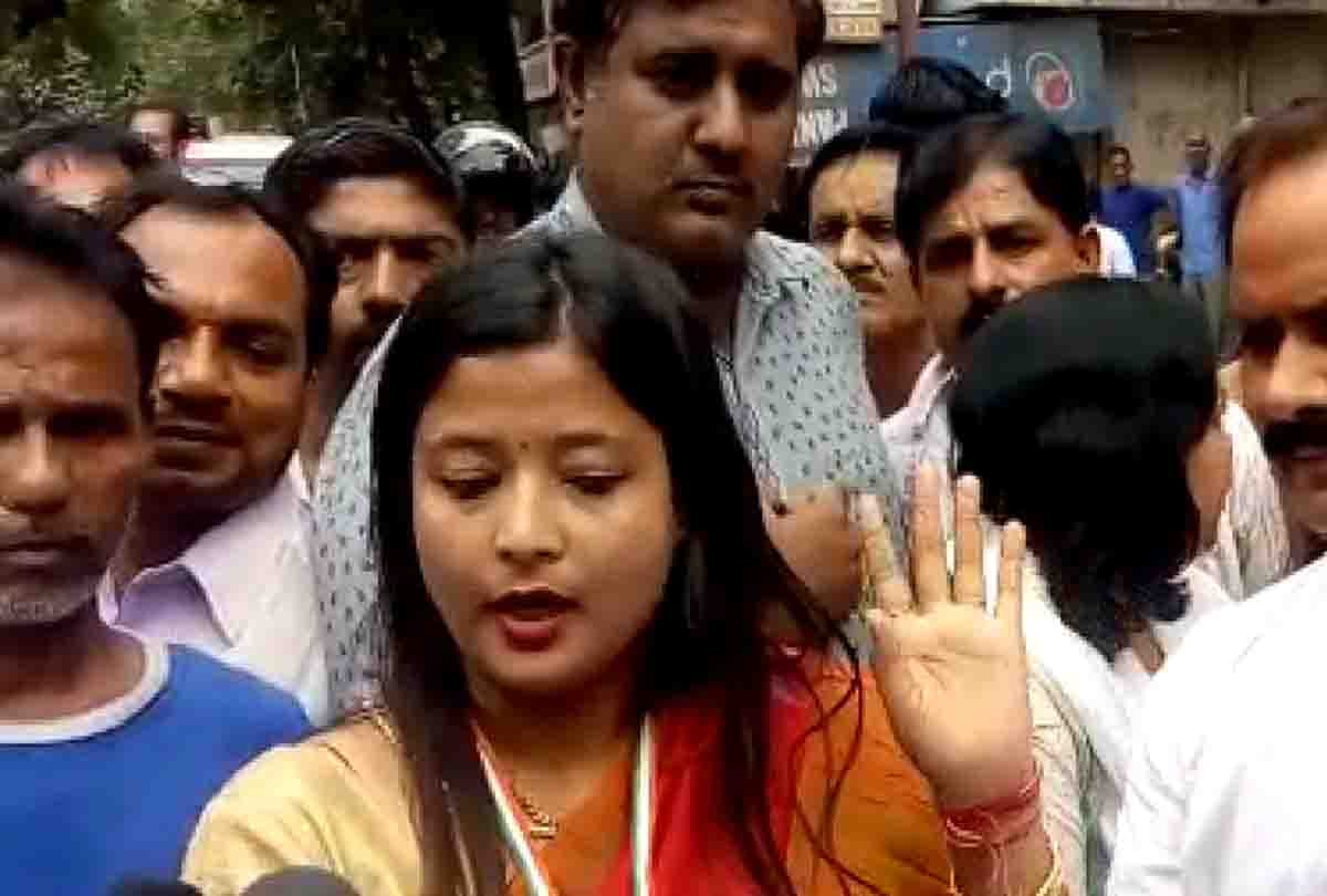 Congress candidate Karishma made serious allegations against BJP workers