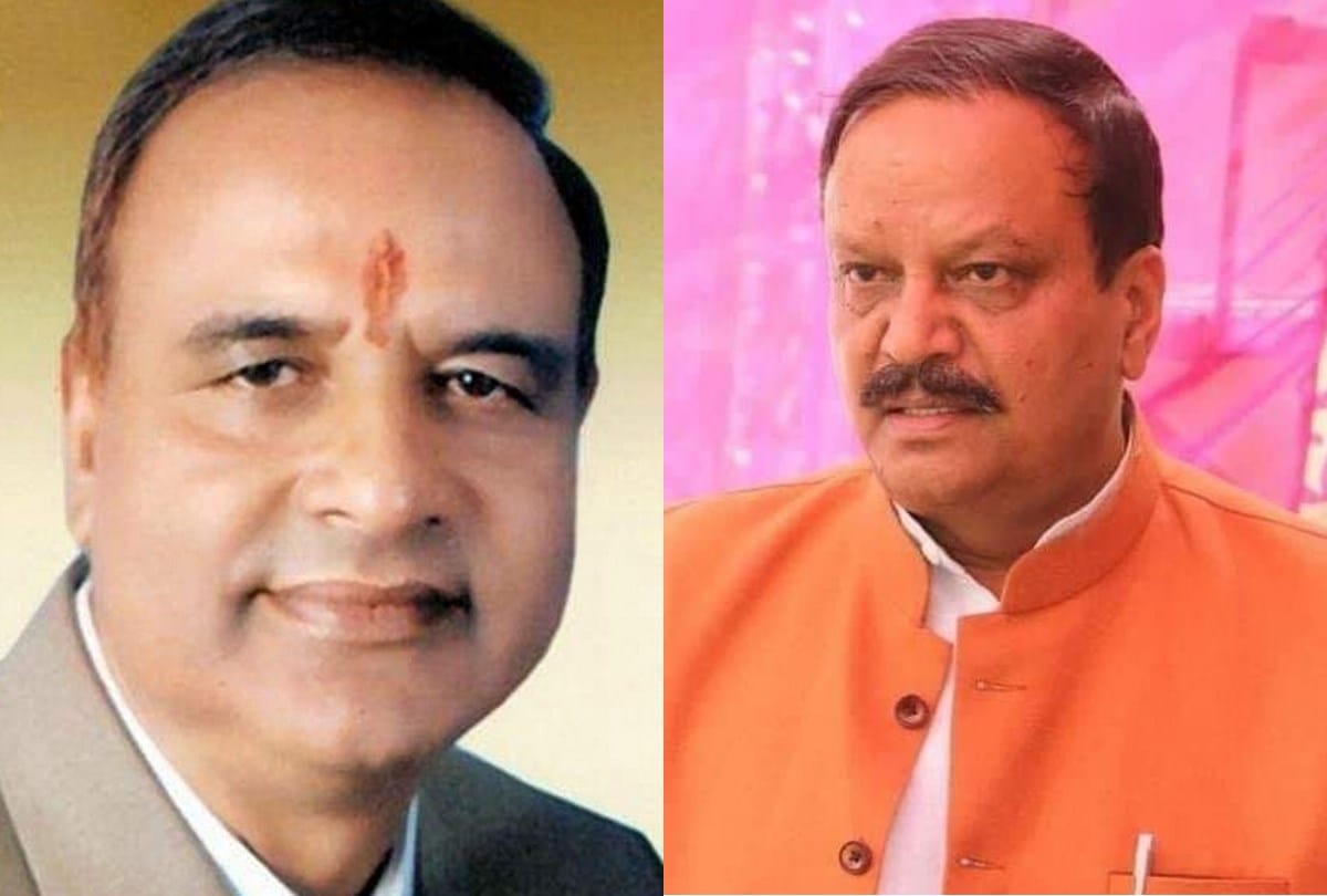 argument between congress candidate ganguram musafir and bjp leader vinay gupta