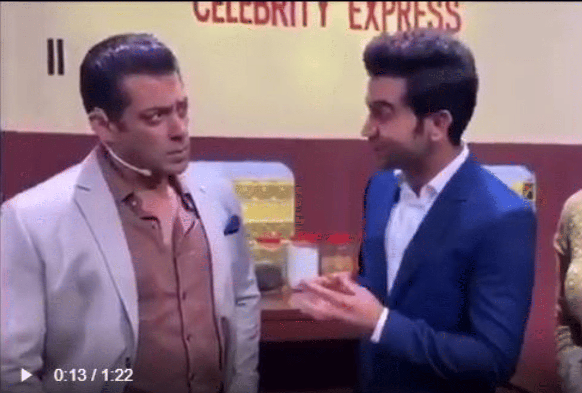 Salman Khan, Rajkumar Rao, Mouni roy Promoting Made in china in bigg boss 13