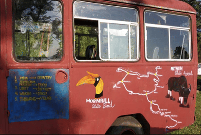 School on wheels, Bus converted into schools classroom by AP govt after space constraint