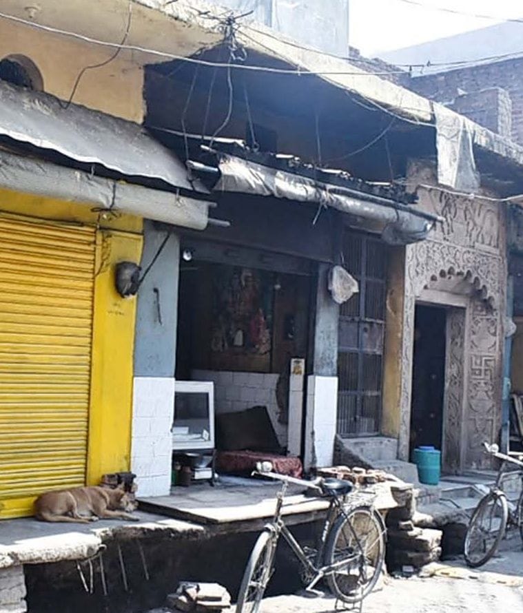 the mostly shops were closed due to raid