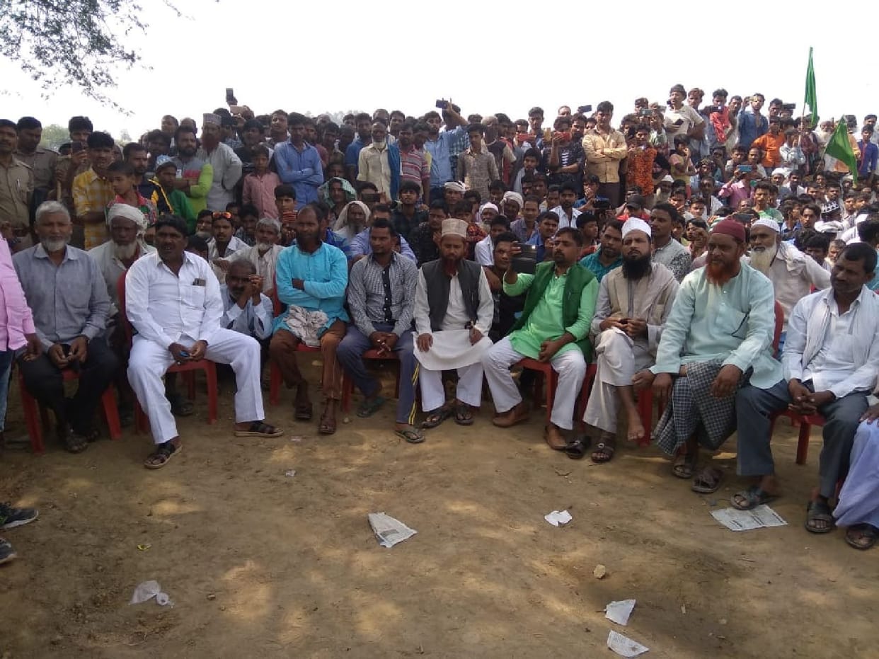 Villagers angry over construction of park on Karbala land